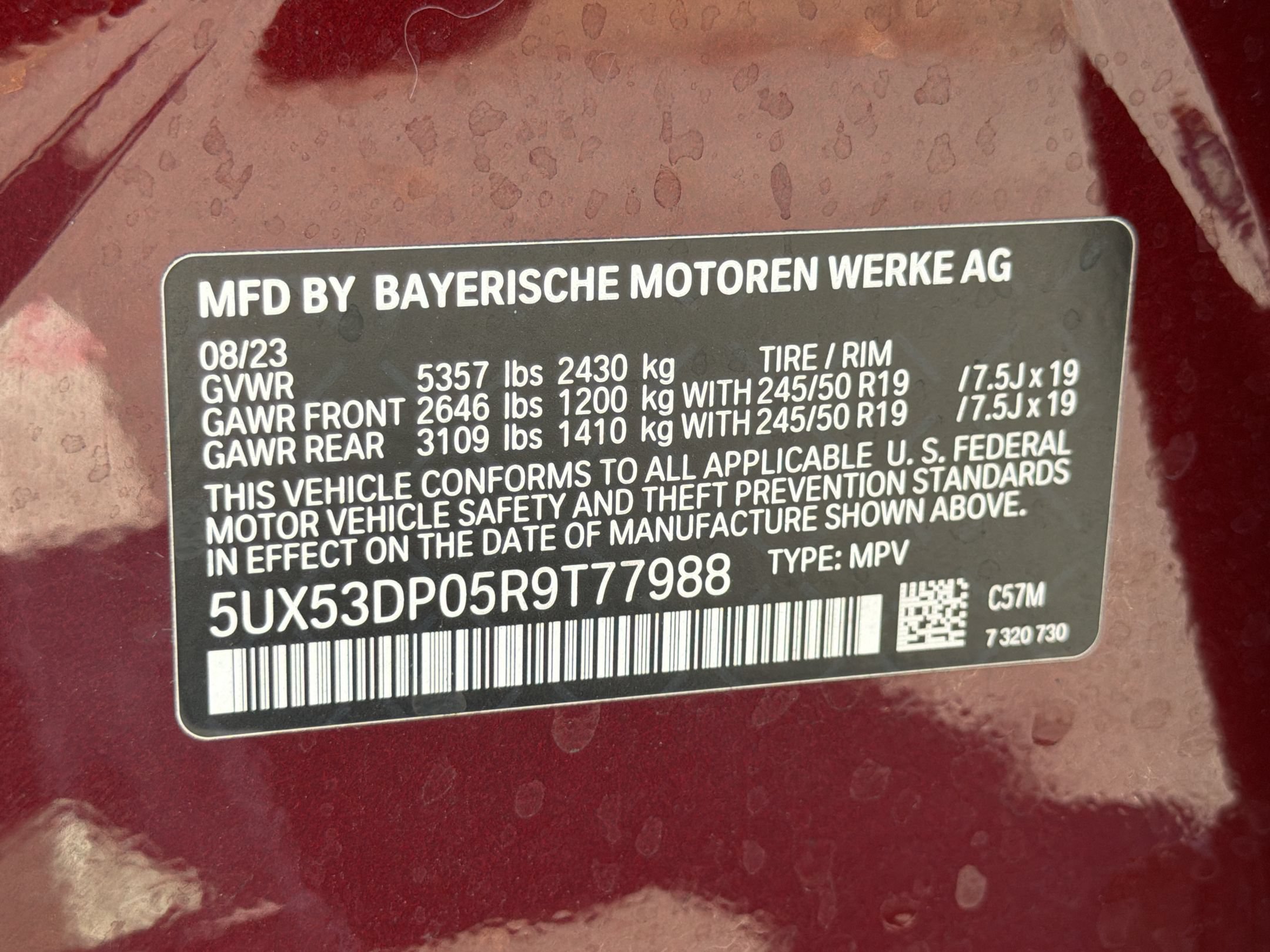 Certified 2024 BMW X3 xDrive30i w/ Premium Package AWD/4WD image 30