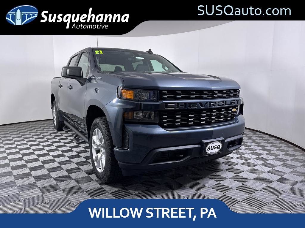 Used 2021 Chevrolet Silverado 1500 Custom AWD/4WD image 1