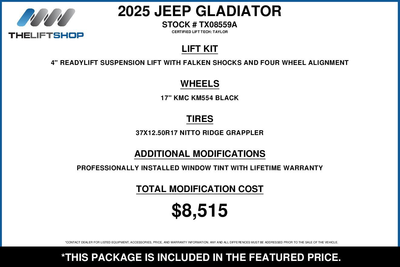 Used 2025 Jeep Gladiator Rubicon image 2