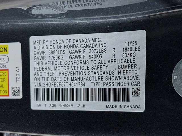 Used 2026 Honda Civic Sport image 33