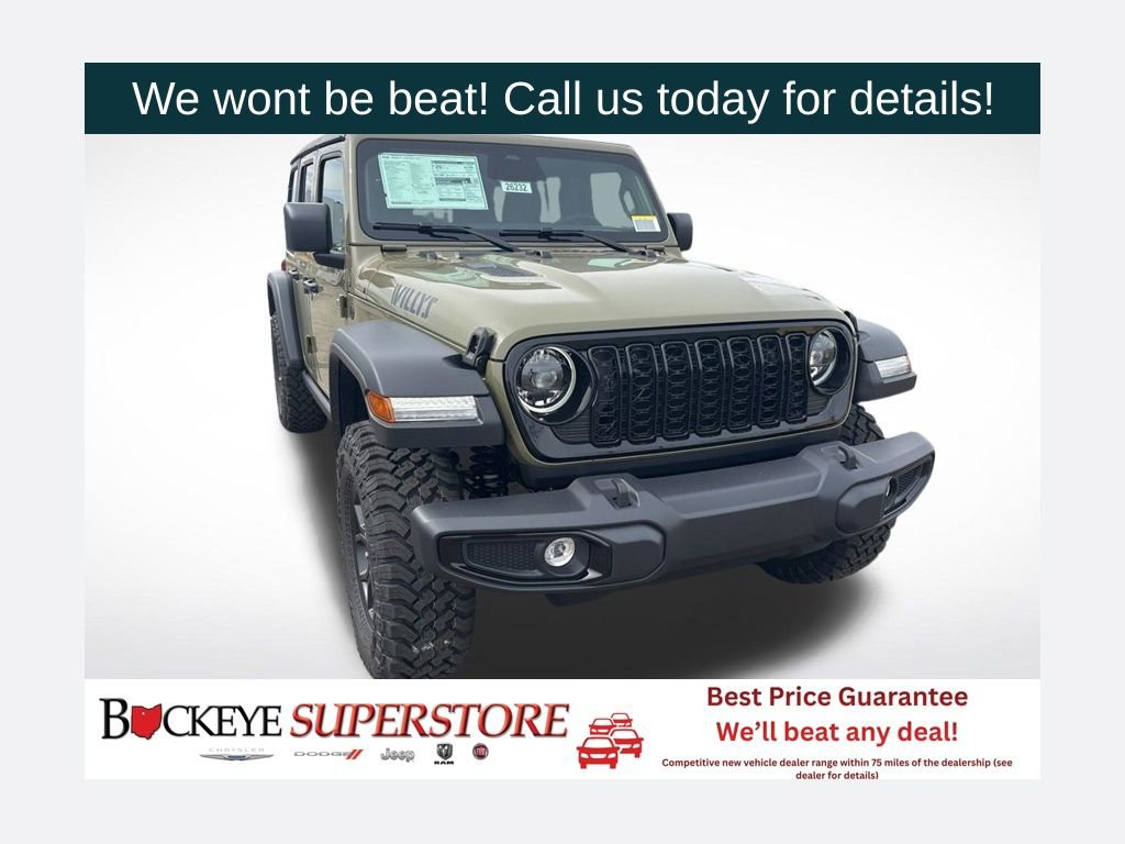 New 2026 Jeep Wrangler Willys