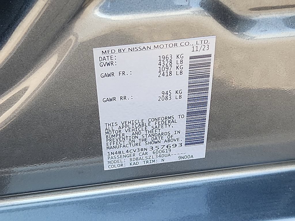 Used 2024 Nissan Altima 2.5 SR FWD image 26