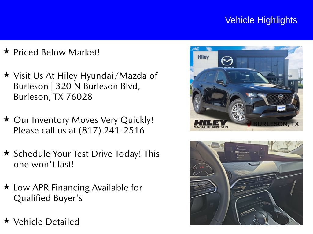 New 2026 MAZDA CX-90 3.3 Turbo w/ Select Package AWD/4WD image 9