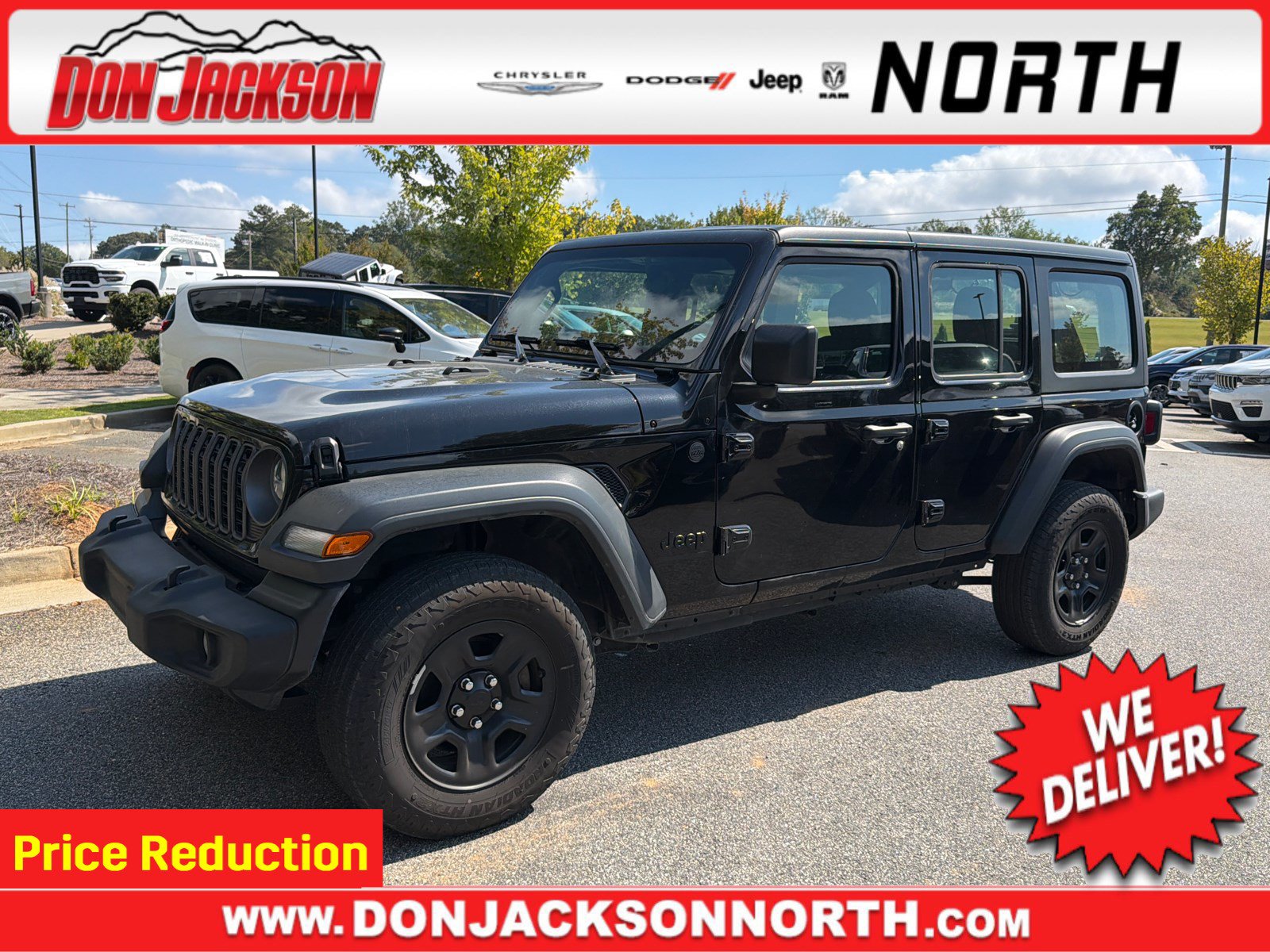 Used 2025 Jeep Wrangler Unlimited Sport