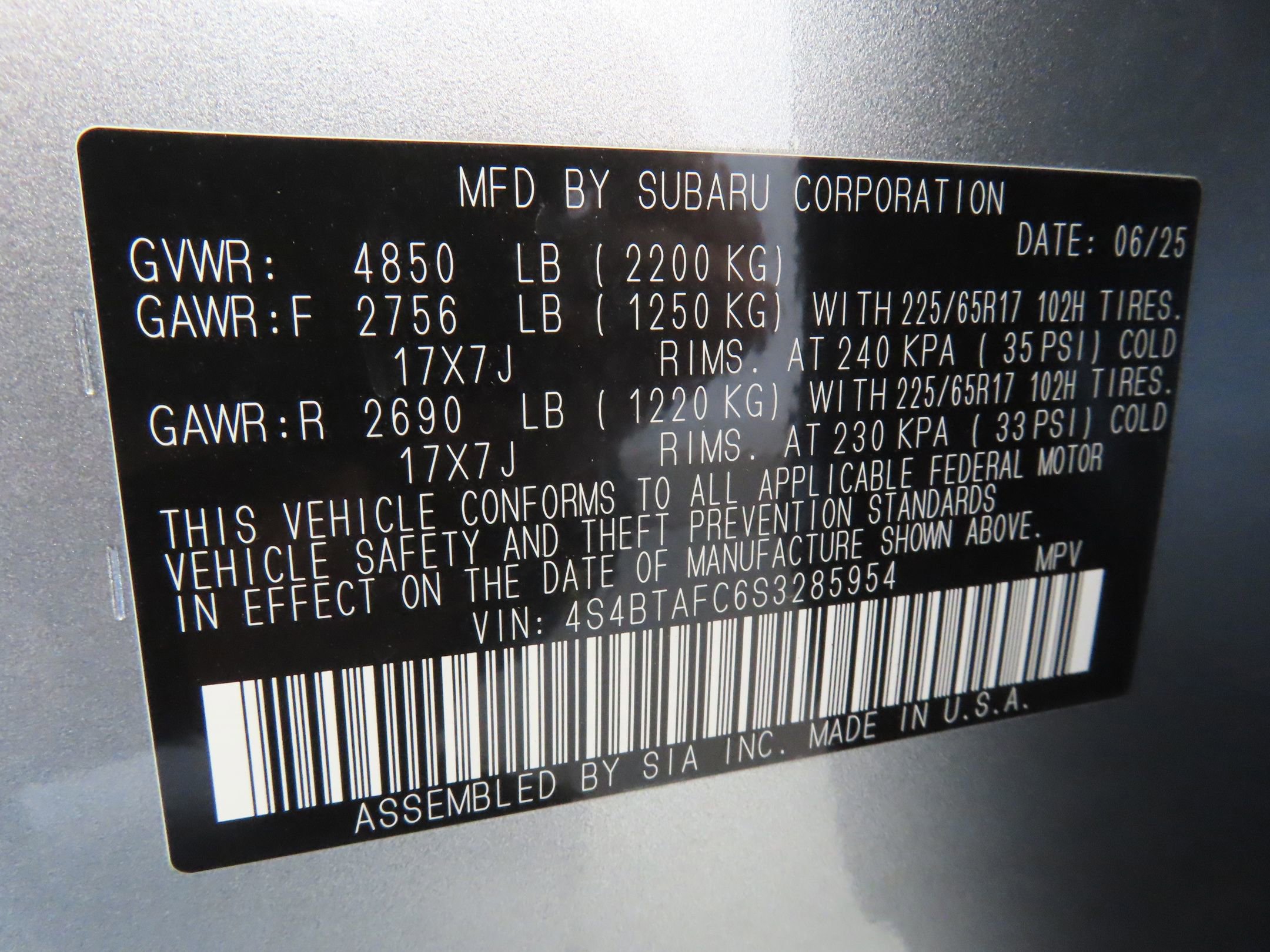 Certified 2025 Subaru Outback Premium AWD/4WD image 31
