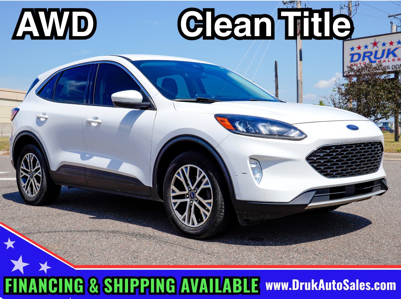Used 2022 Ford Escape SEL w/ Technology Package AWD/4WD image 1