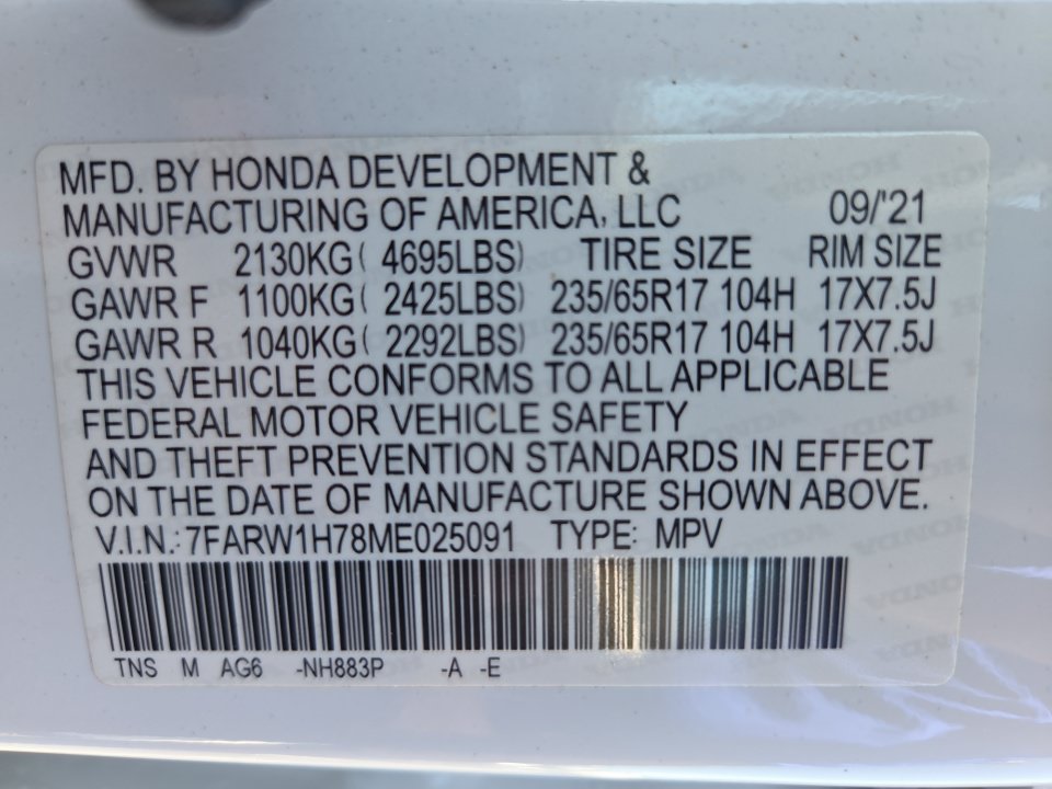 Certified 2021 Honda CR-V Special Edition image 35