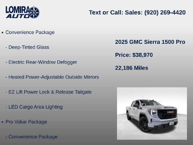 Used 2025 GMC Sierra 1500 Pro w/ Graphite Edition AWD/4WD image 21
