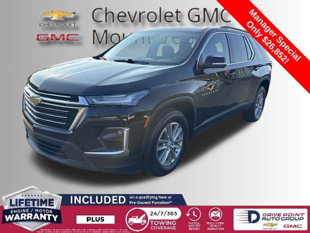 Used 2023 Chevrolet Traverse LT w/ LPO, Floor Liner Package image 1