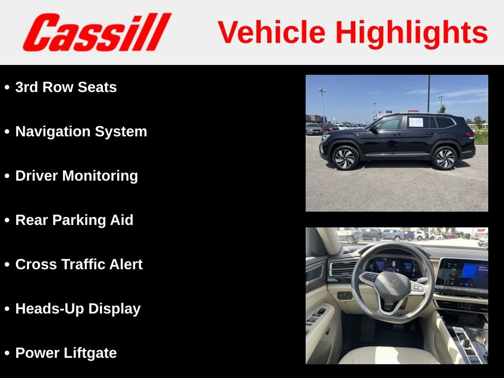 Used 2024 Volkswagen Atlas SEL AWD/4WD image 21