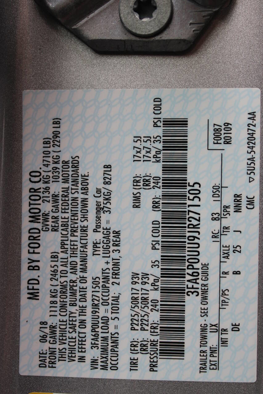 Used 2018 Ford Fusion S image 13