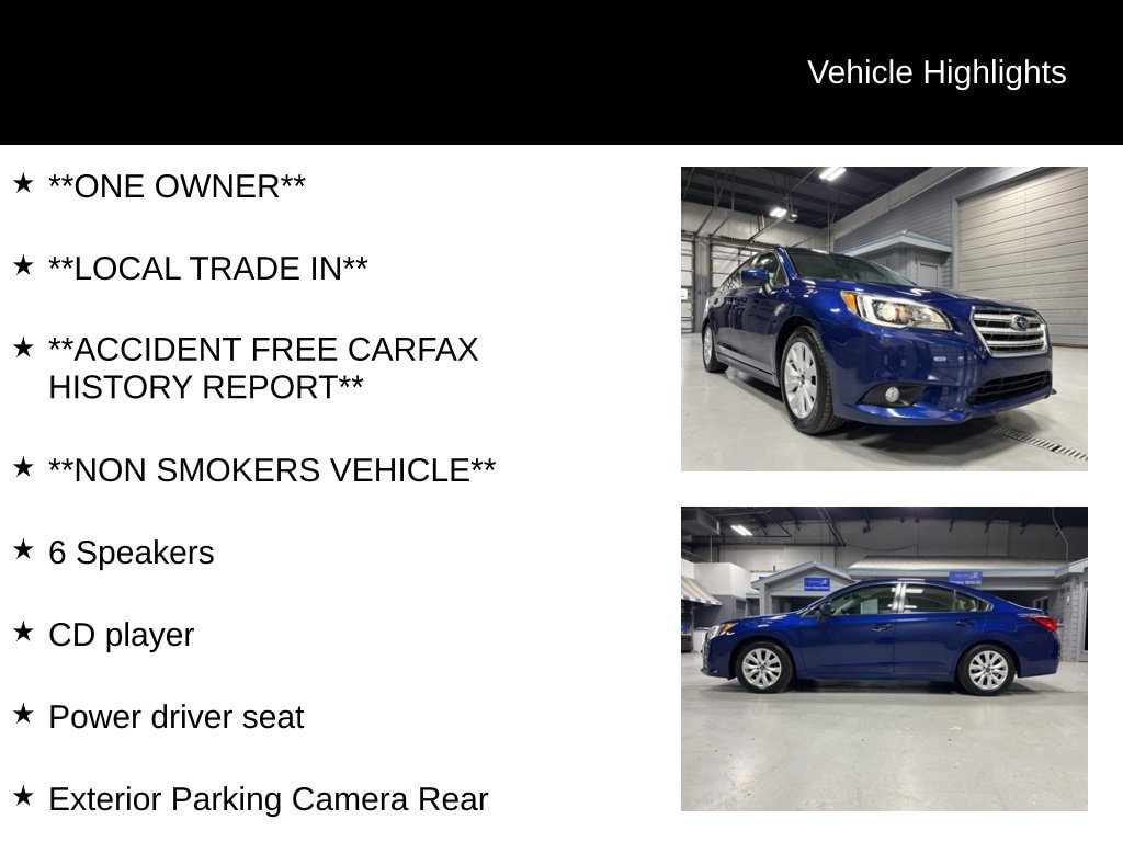 Used 2017 Subaru Legacy 2.5i Premium AWD/4WD image 12