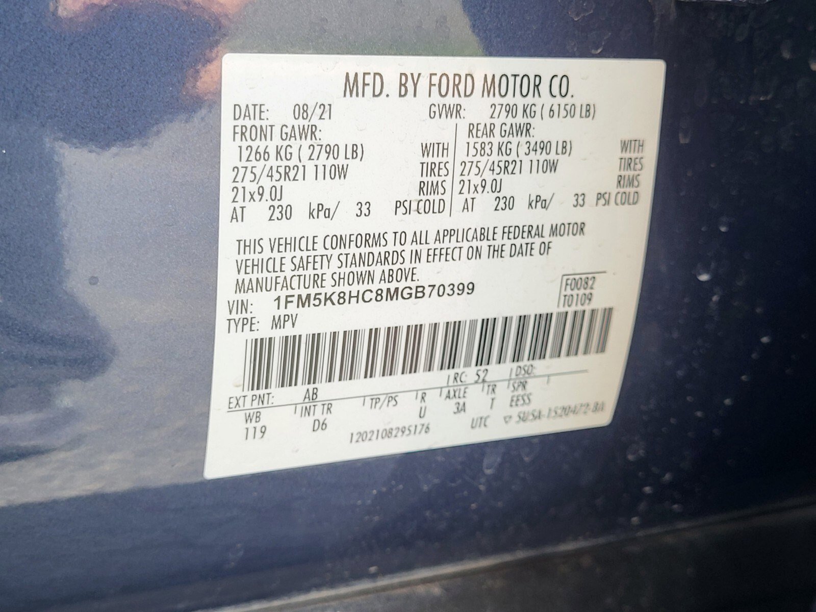 Used 2021 Ford Explorer Platinum w/ Equipment Group 601A image 32