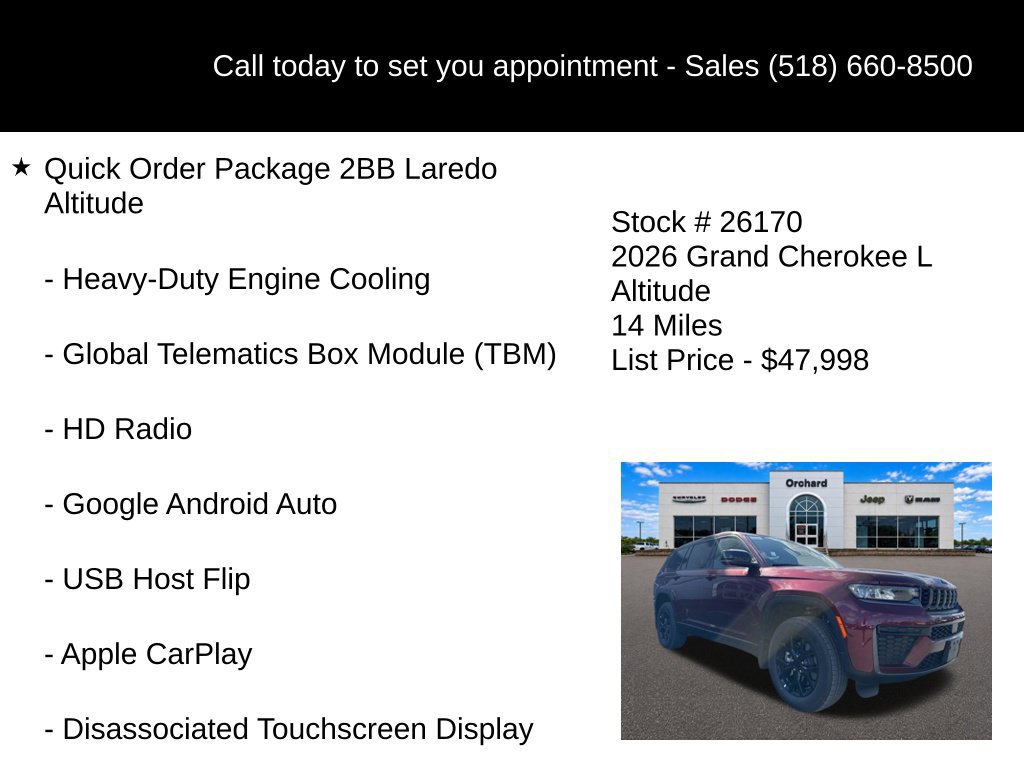 New 2026 Jeep Grand Cherokee L 4WD image 20