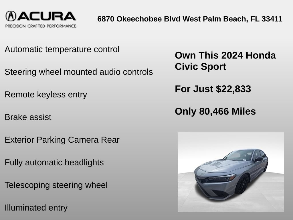 Used 2024 Honda Civic Sport image 6
