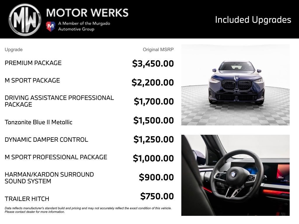 New 2026 BMW X3 xDrive30 w/ Premium Package AWD/4WD image 4