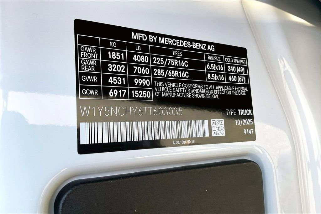 New 2026 Mercedes-Benz Sprinter 3500 image 11