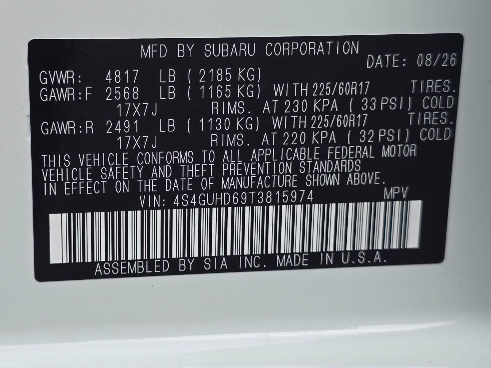 New 2026 Subaru Crosstrek 2.5i Premium AWD/4WD image 29