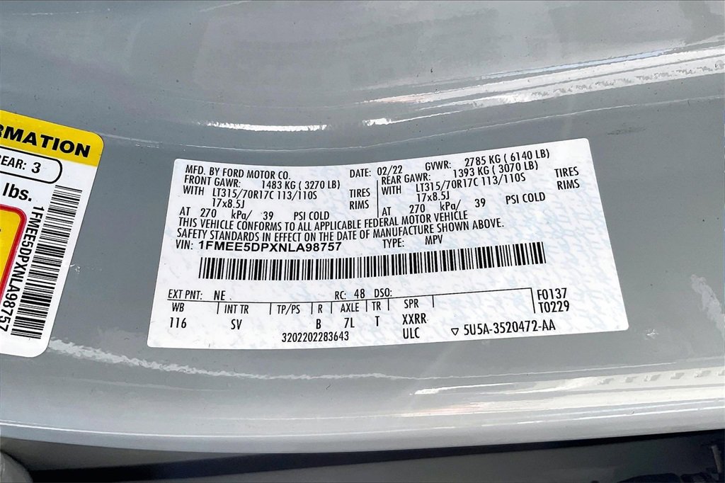 Used 2022 Ford Bronco Black Diamond w/ Sasquatch Package image 33