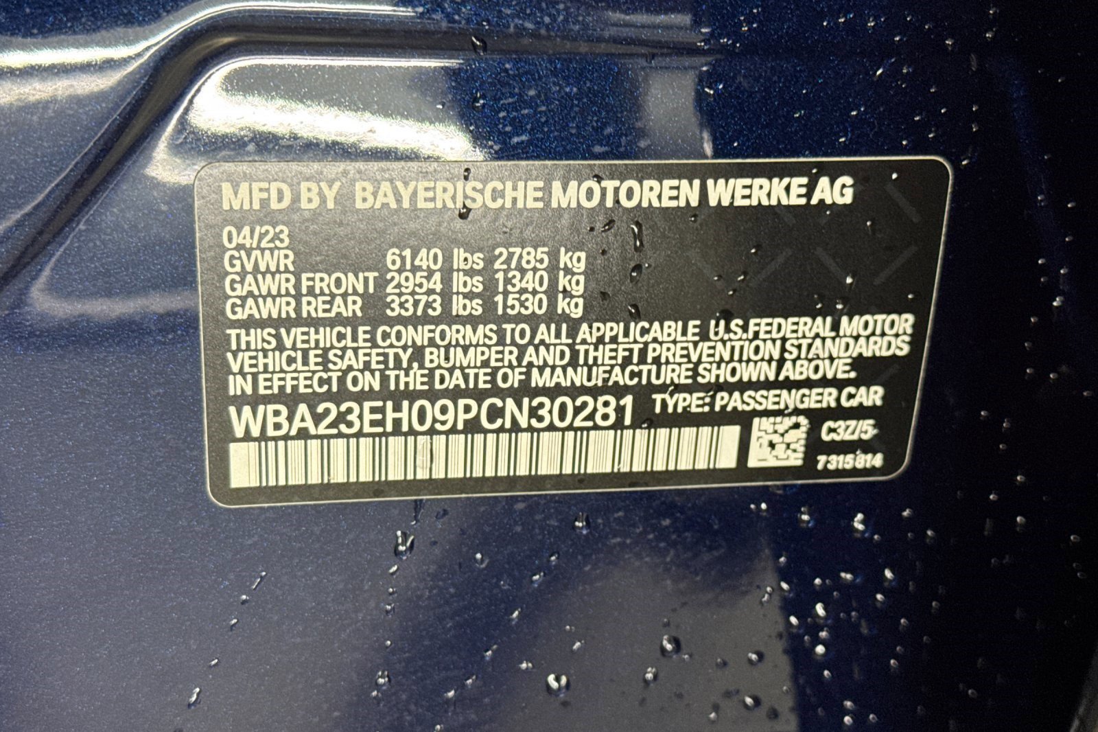 Certified 2023 BMW 740i w/ Parking Assistance Package RWD image 22