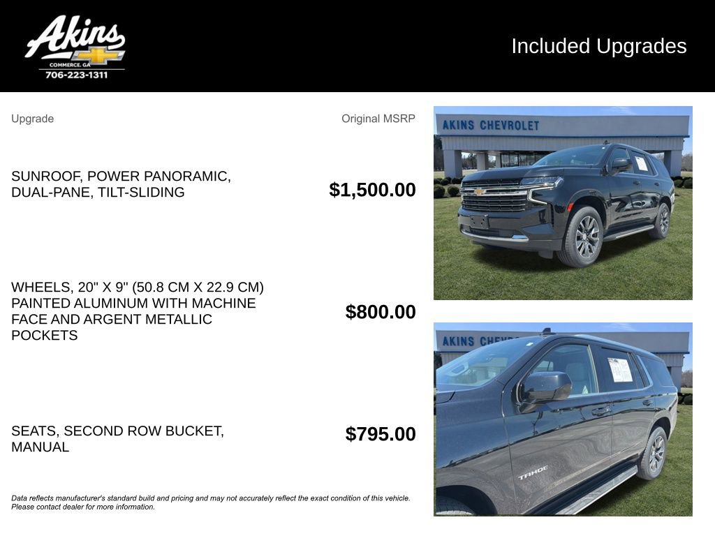 Certified 2021 Chevrolet Tahoe LT RWD image 5