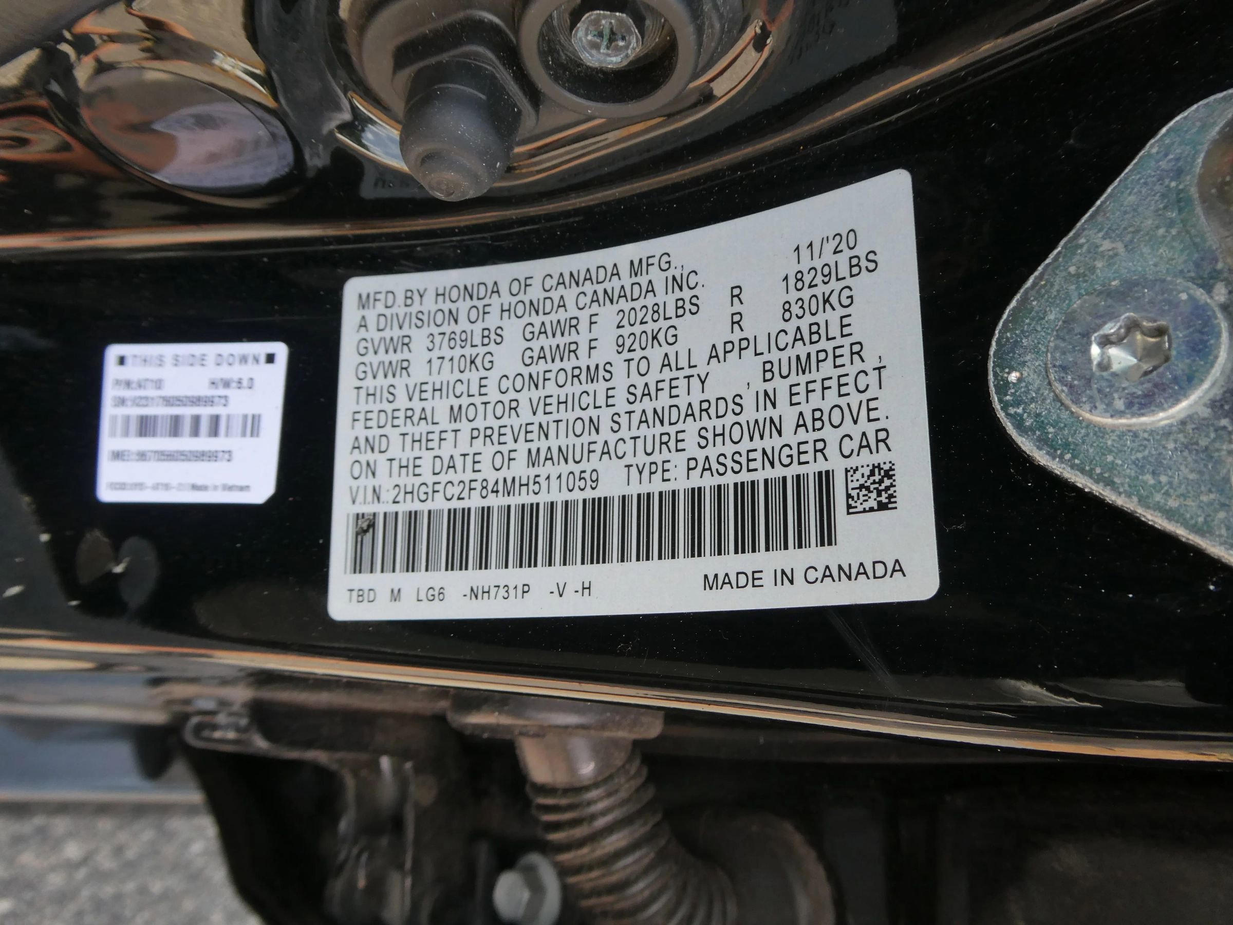 Used 2021 Honda Civic Sport image 10