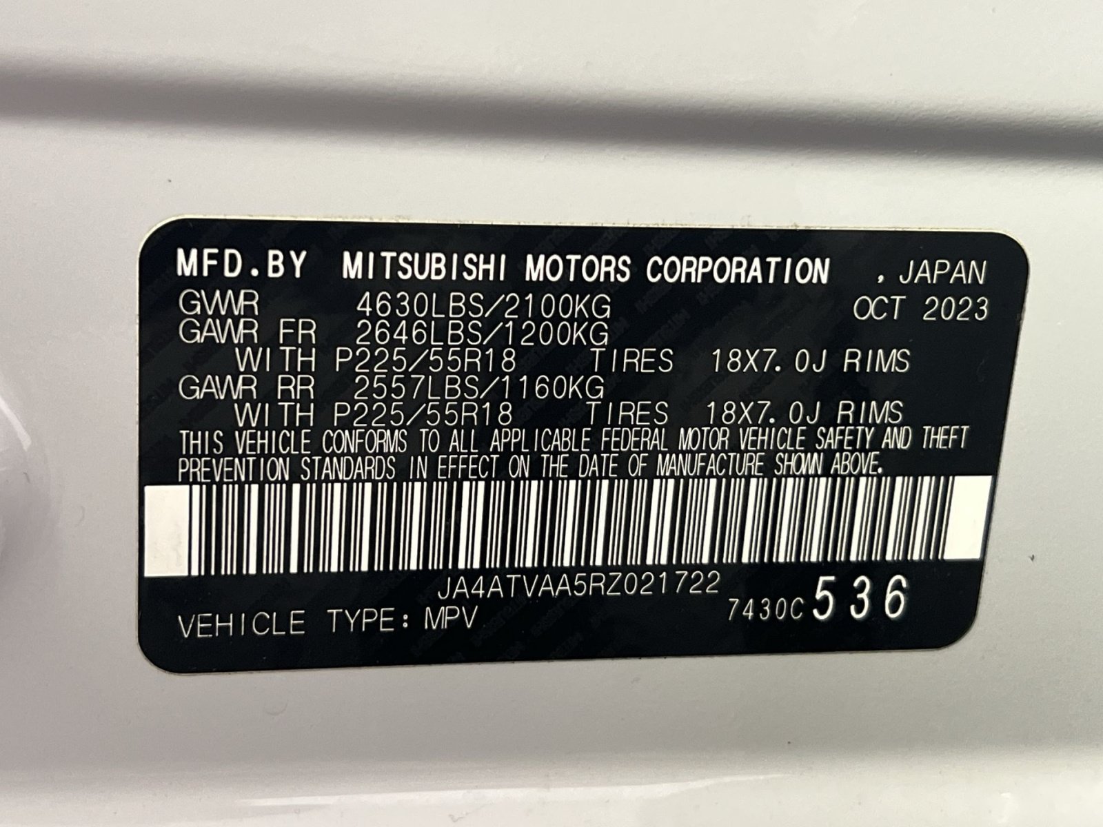 Used 2024 Mitsubishi Eclipse Cross AWD image 31
