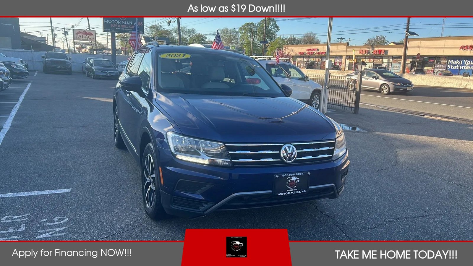 Used 2021 Volkswagen Tiguan SE w/ Panoramic Sunroof Package AWD/4WD image 7