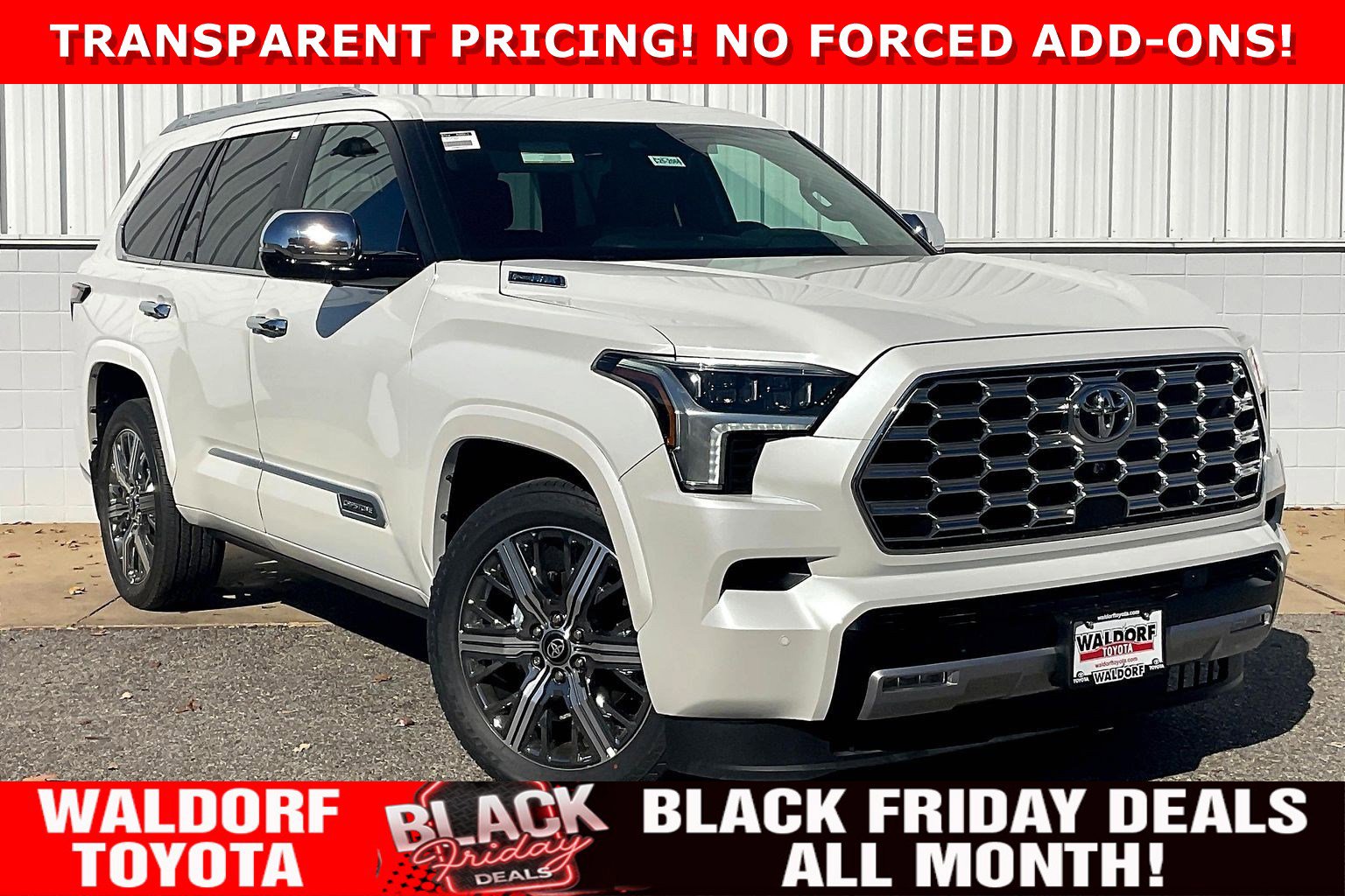 New 2026 Toyota Sequoia Capstone