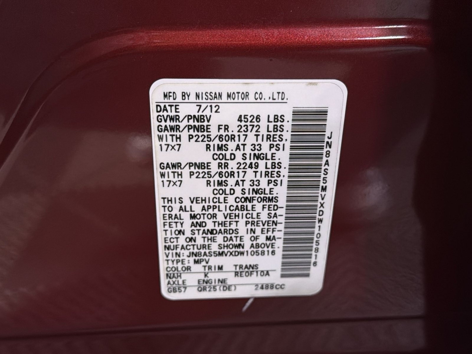 Used 2013 Nissan Rogue SV AWD/4WD image 34