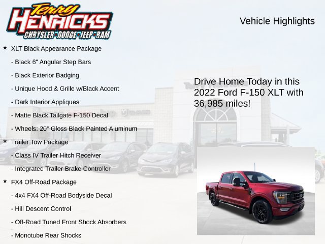 Used 2022 Ford F150 XLT w/ Equipment Group 302A High AWD/4WD image 4
