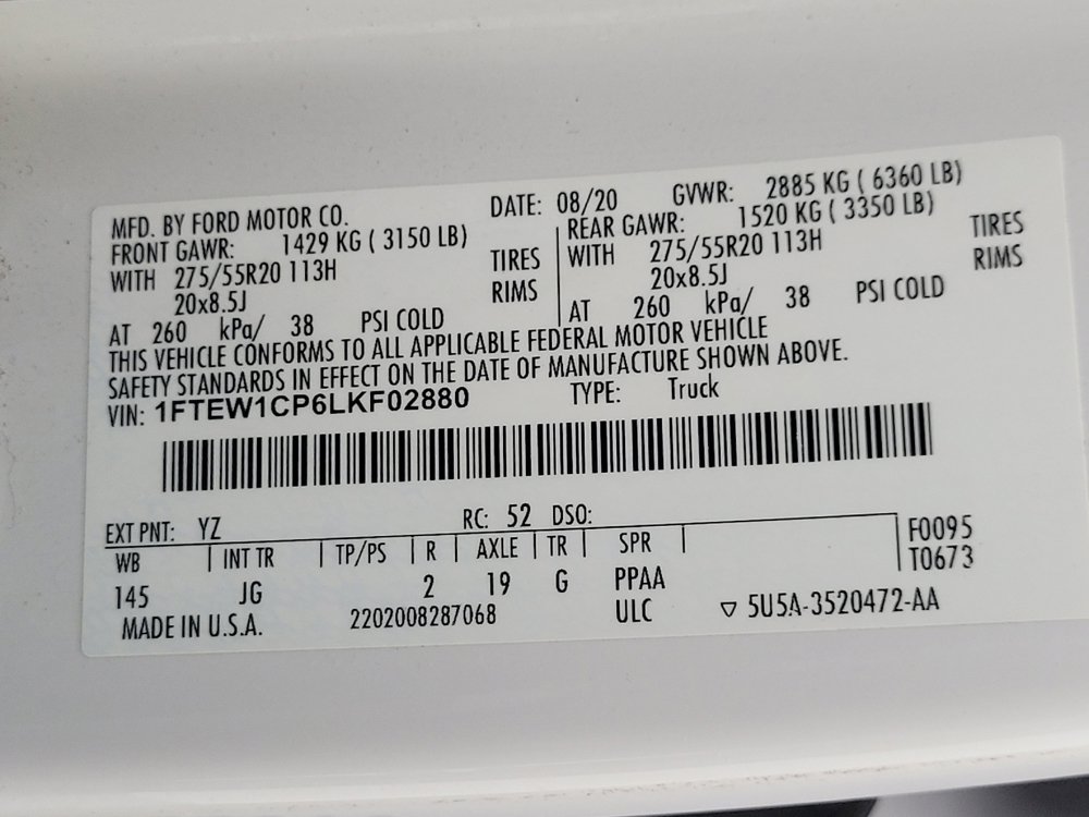 Used 2020 Ford F150 XL w/ Equipment Group 101A Mid RWD image 33