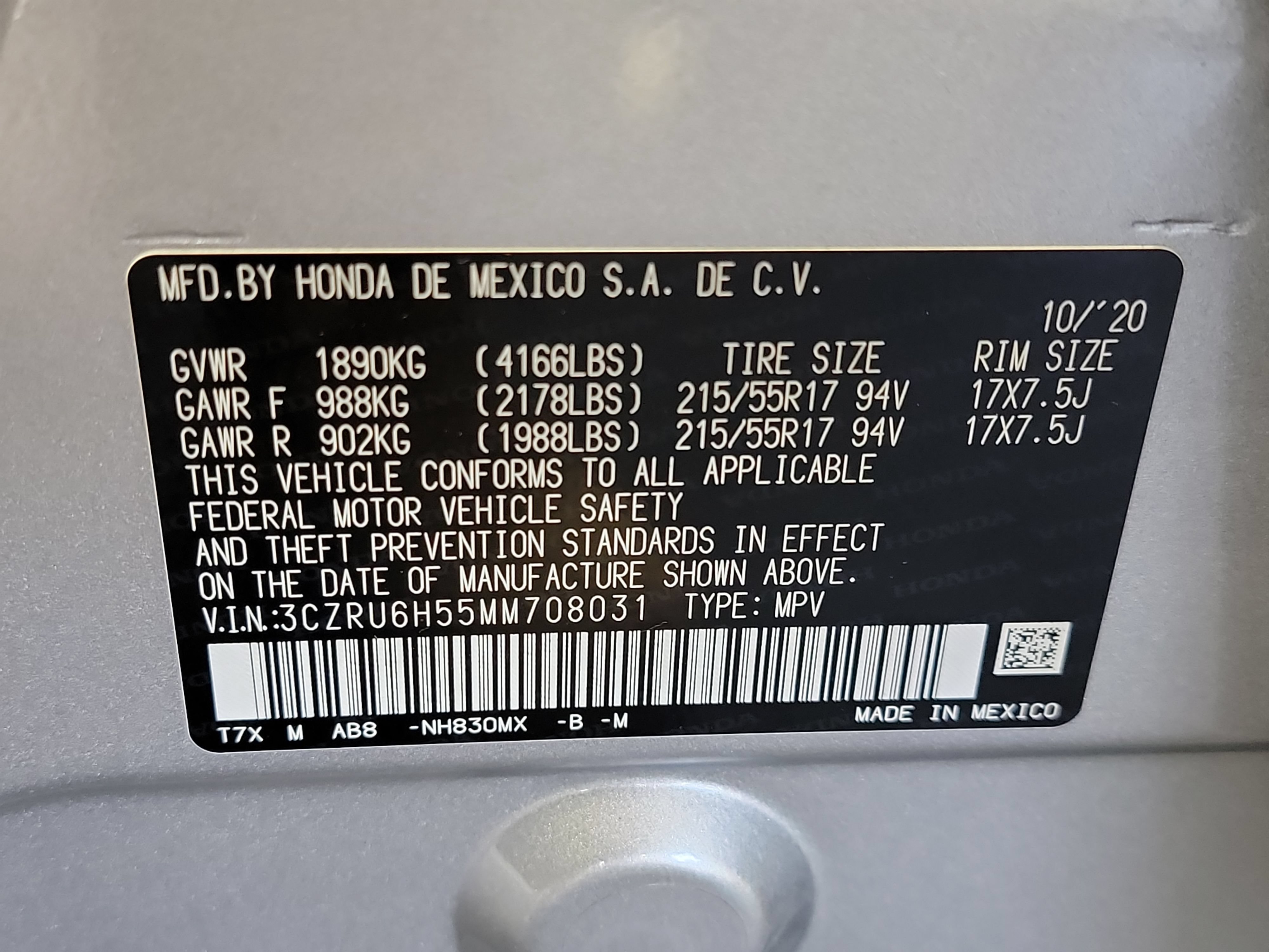 Used 2021 Honda HR-V EX image 32