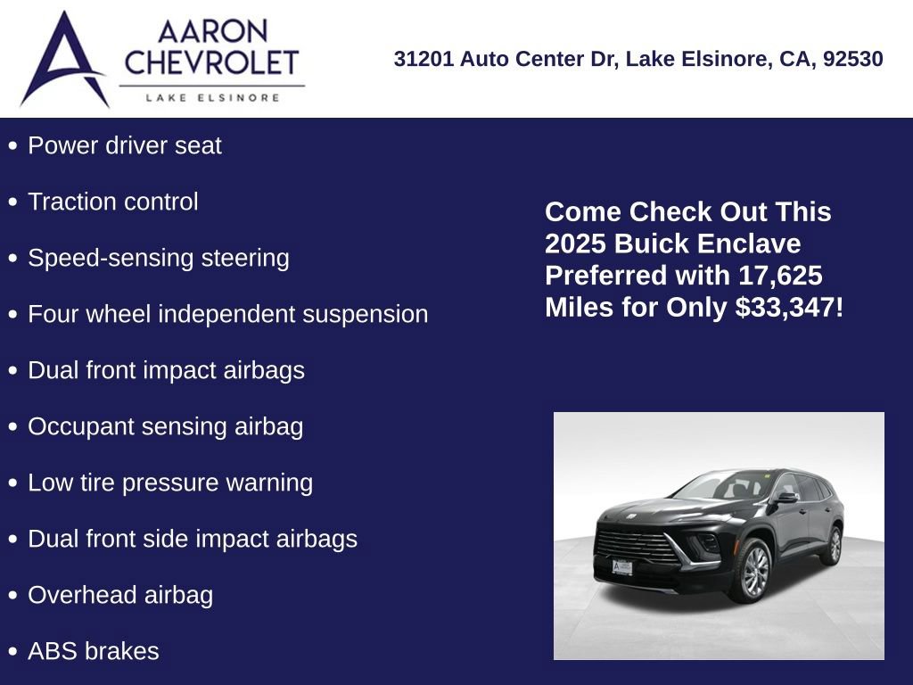 Used 2025 Buick Enclave Preferred image 15