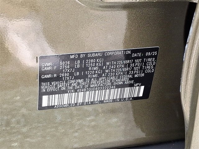 New 2025 Subaru Outback Wilderness image 17