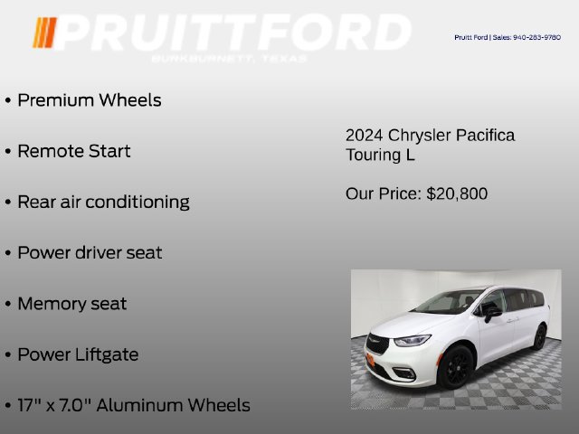 Used 2024 Chrysler Pacifica Touring-L FWD image 13