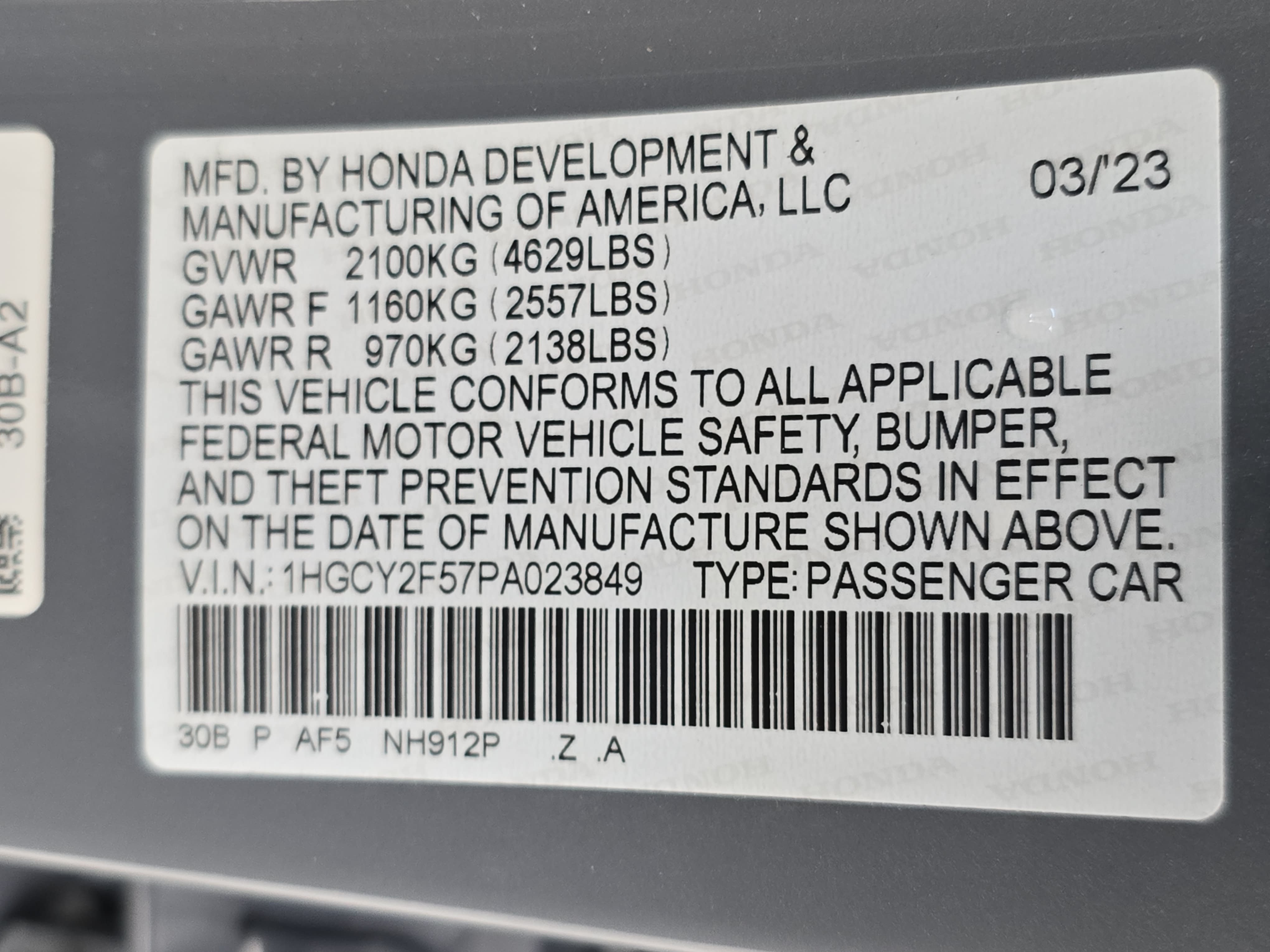 Used 2023 Honda Accord Sport image 33