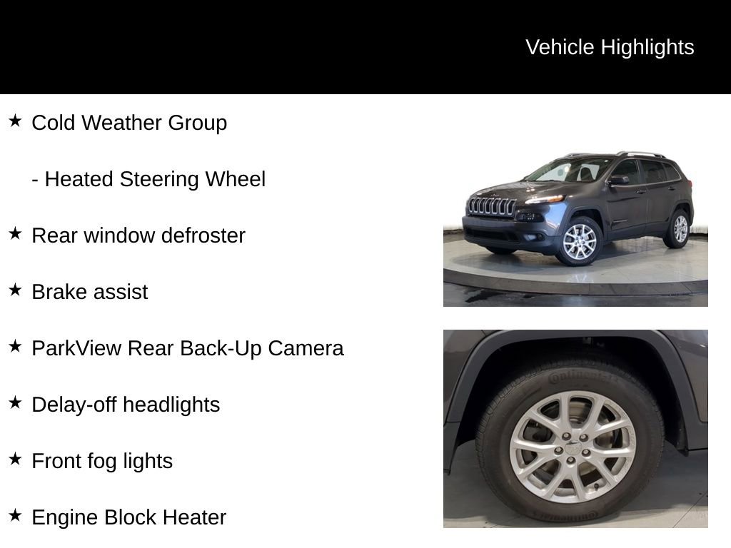 Used 2016 Jeep Cherokee Latitude w/ Cold Weather Group AWD/4WD image 13