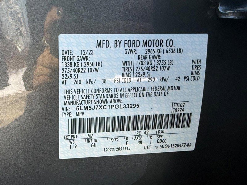 Certified 2023 Lincoln Aviator Reserve w/ Equipment Group 201A image 26