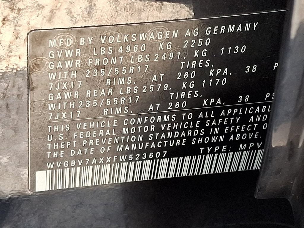 Used 2015 Volkswagen Tiguan SE AWD/4WD image 28
