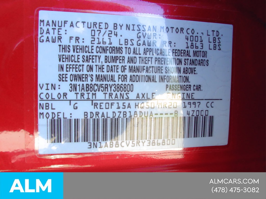 Used 2024 Nissan Sentra SV FWD image 48