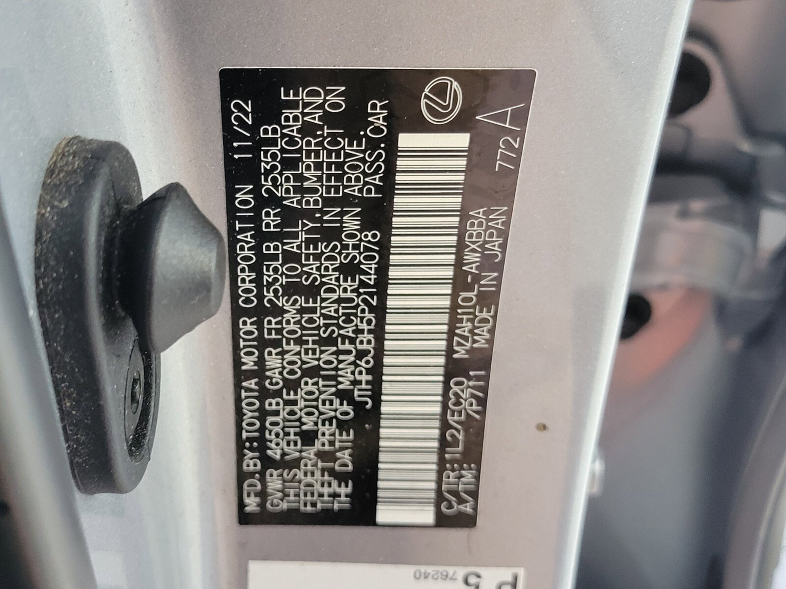 Certified 2023 Lexus UX 250h FWD w/ Premium Package image 19