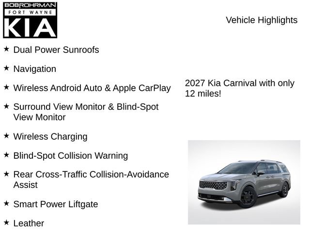 New 2027 Kia Carnival SX FWD image 7