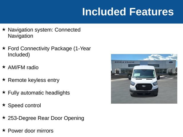 New 2026 Ford Transit 250 148 Medium Roof w/ Load Area Protection Package RWD image 4