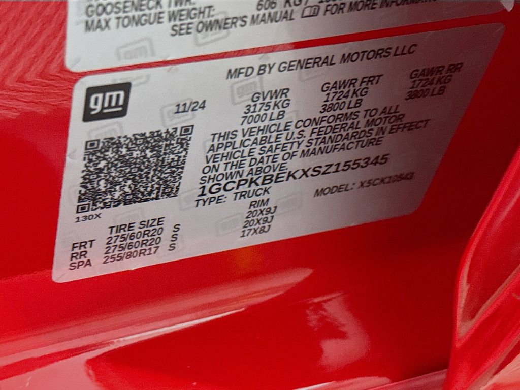 Used 2025 Chevrolet Silverado 1500 Custom w/ LPO, Dark Essentials Package image 31