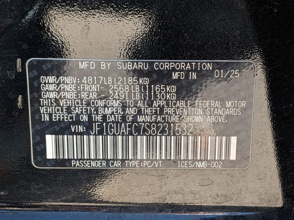 Used 2025 Subaru Impreza 2.0i Sport image 32