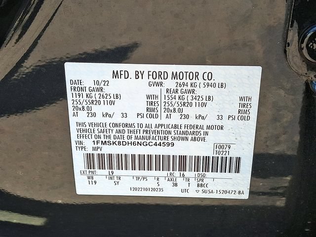 Certified 2022 Ford Explorer XLT w/ Equipment Group 202A AWD/4WD image 27