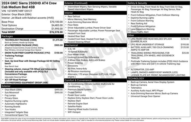 Used 2024 GMC Sierra 2500 AT4 w/ Technology Package image 4