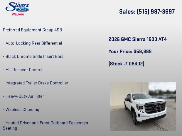 Used 2026 GMC Sierra 1500 AT4 AWD/4WD image 22