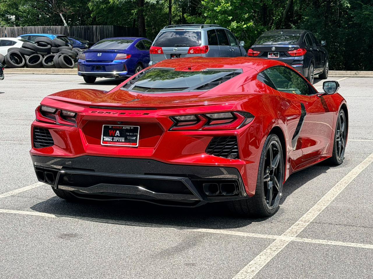 Used 2025 Chevrolet Corvette Stingray Preferred Cpe w/ Stealth Interior Trim Package RWD image 6